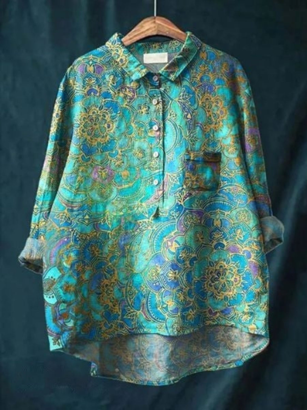 Sofía | Blusa elegante con estampado floral