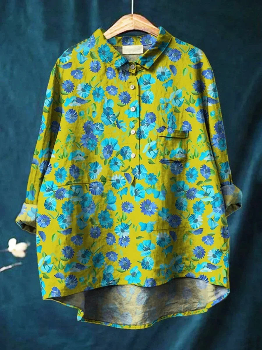 Sofía | Camisa elegante con diseño floral