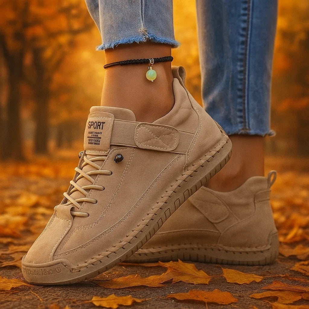 Mia | Zapatillas Ortopédicas de Confort Beige