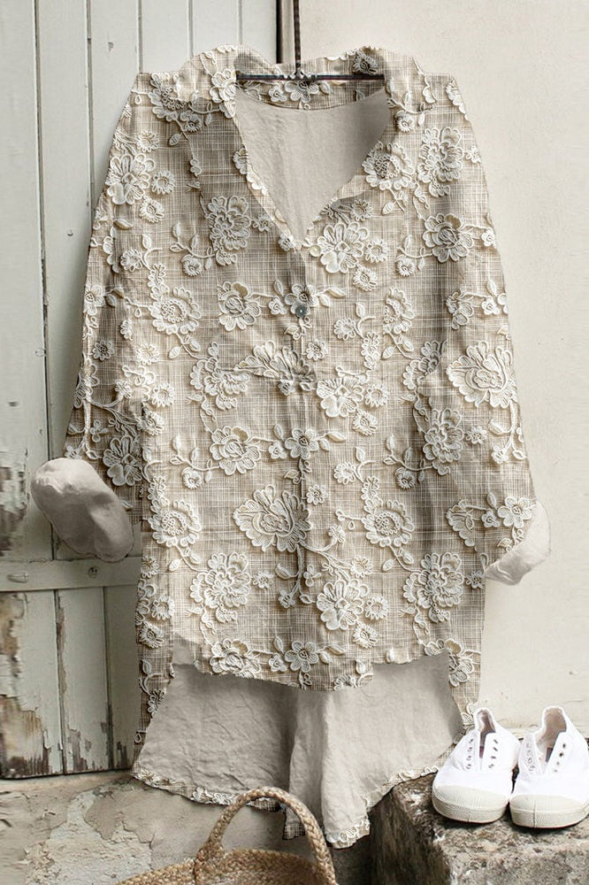 Blusa Arena y Flor