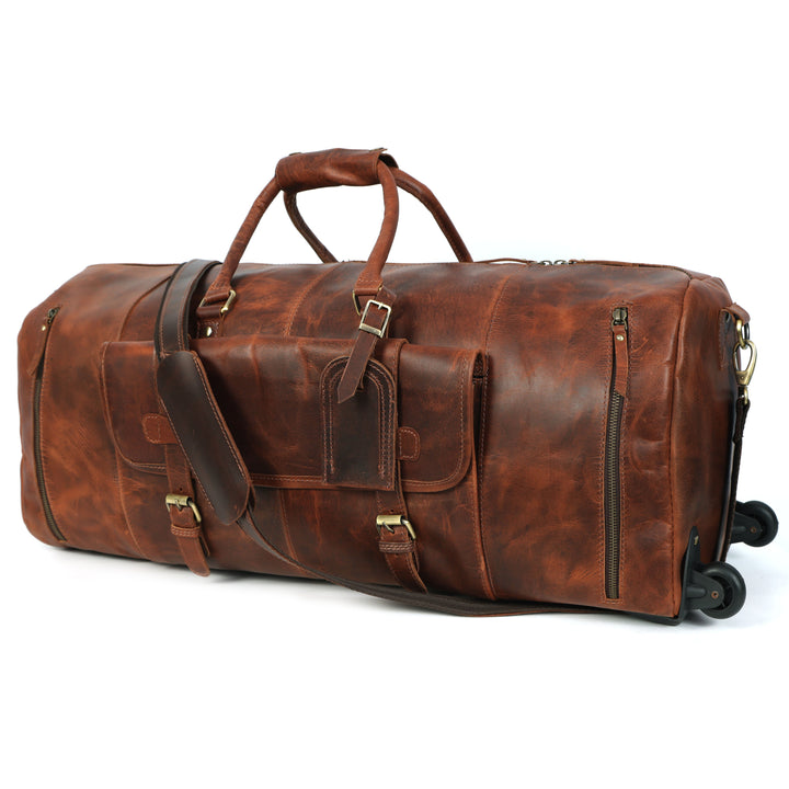 Bolsa de cuero Arden con ruedas
