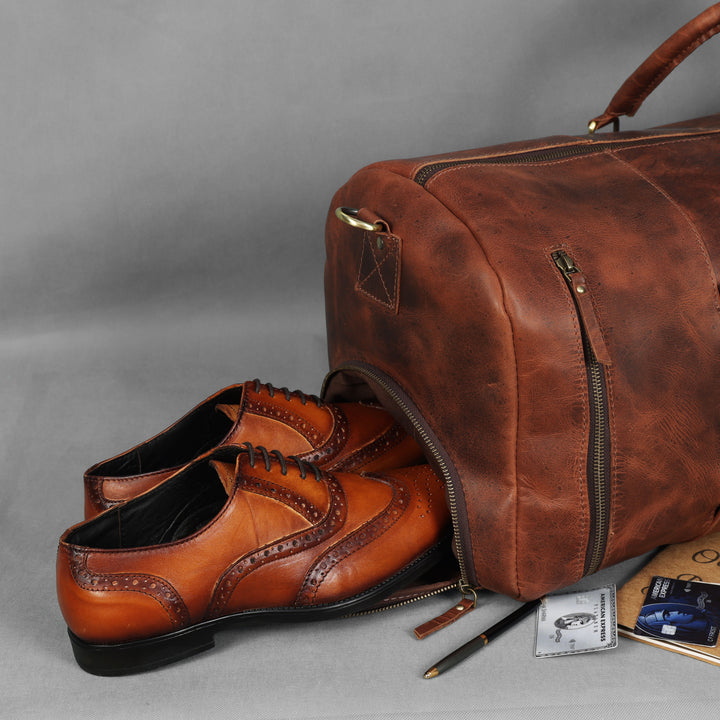 Bolsa de cuero Arden con ruedas
