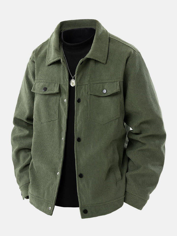 Chaqueta de Pana con Bolsillos