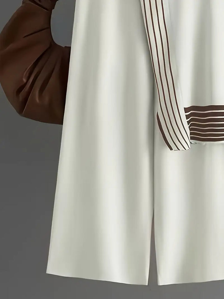 Sophie - Conjunto de Dos Piezas de Mujer con Diseño a Rayas y Combinado