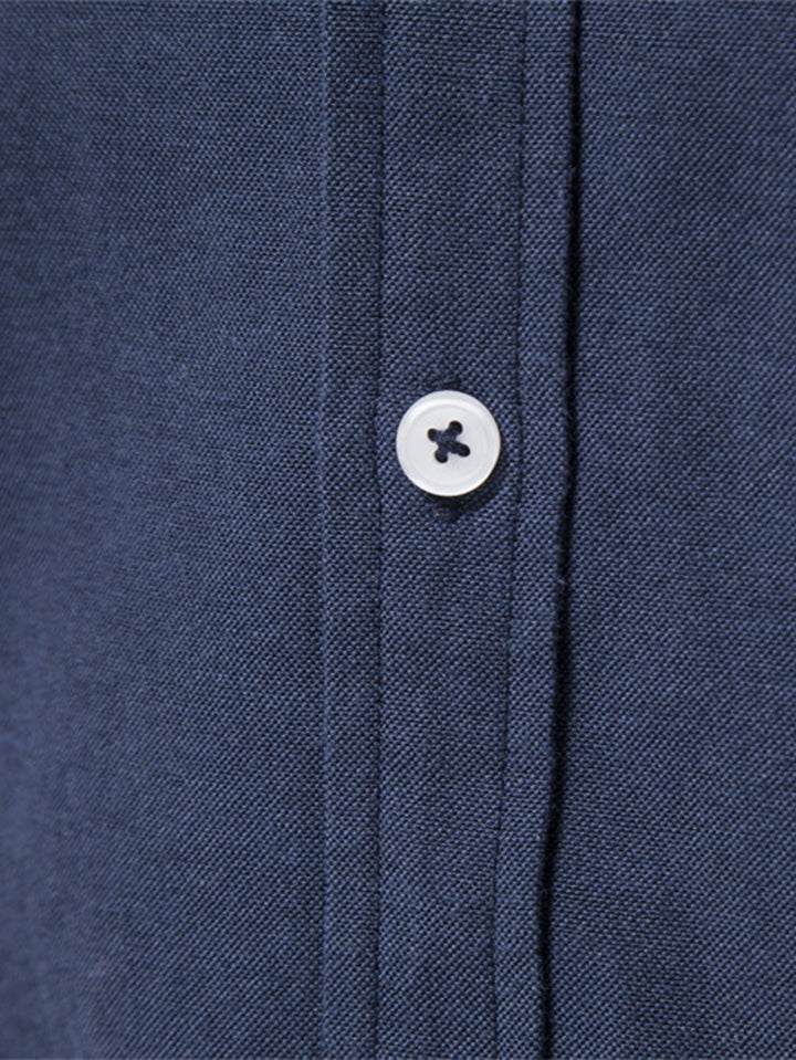 Camisa Oxford de Manga Larga con Botones