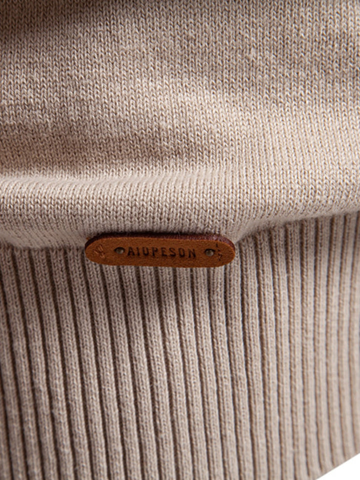 Suéter de Cuello Redondo con Jacquard a Rayas