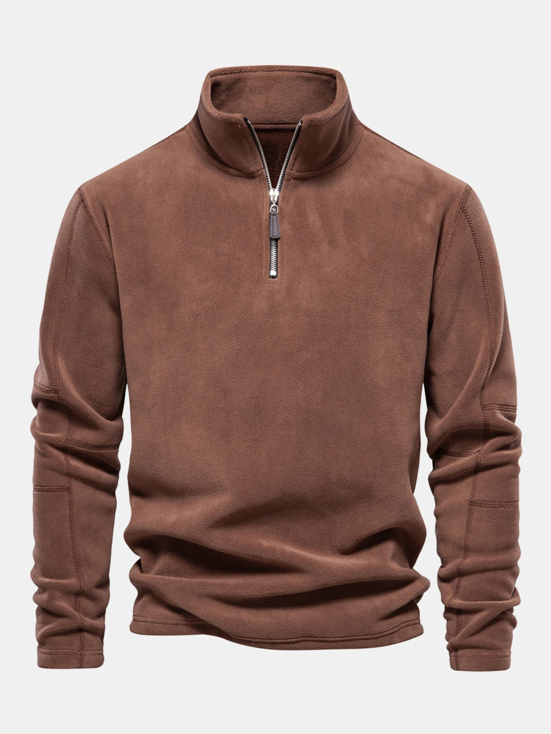 Sudadera Polar de Forro Polar con Cremallera de un Cuarto