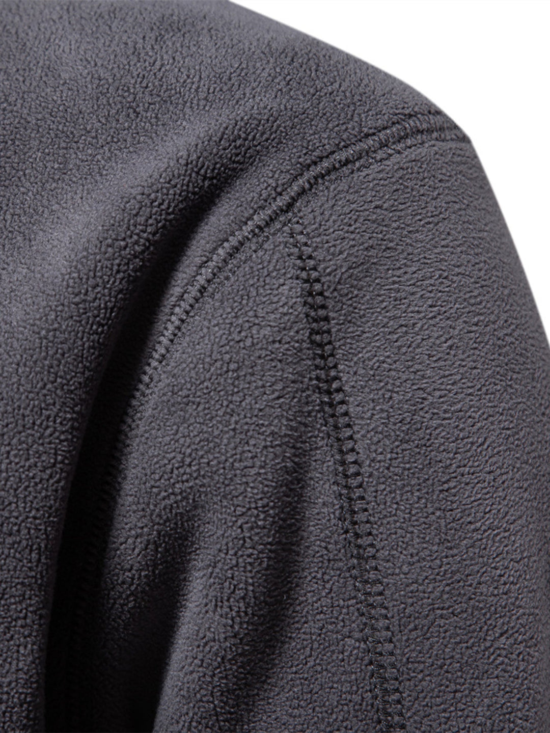Sudadera Polar de Forro Polar con Cremallera de un Cuarto