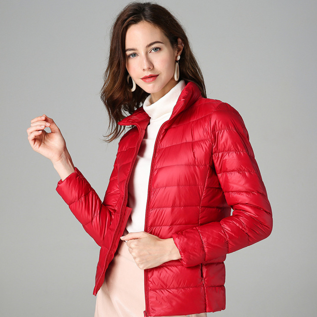 Aurora - Nueva Chaqueta Ultraligera con Plumón de Pato Blanco
