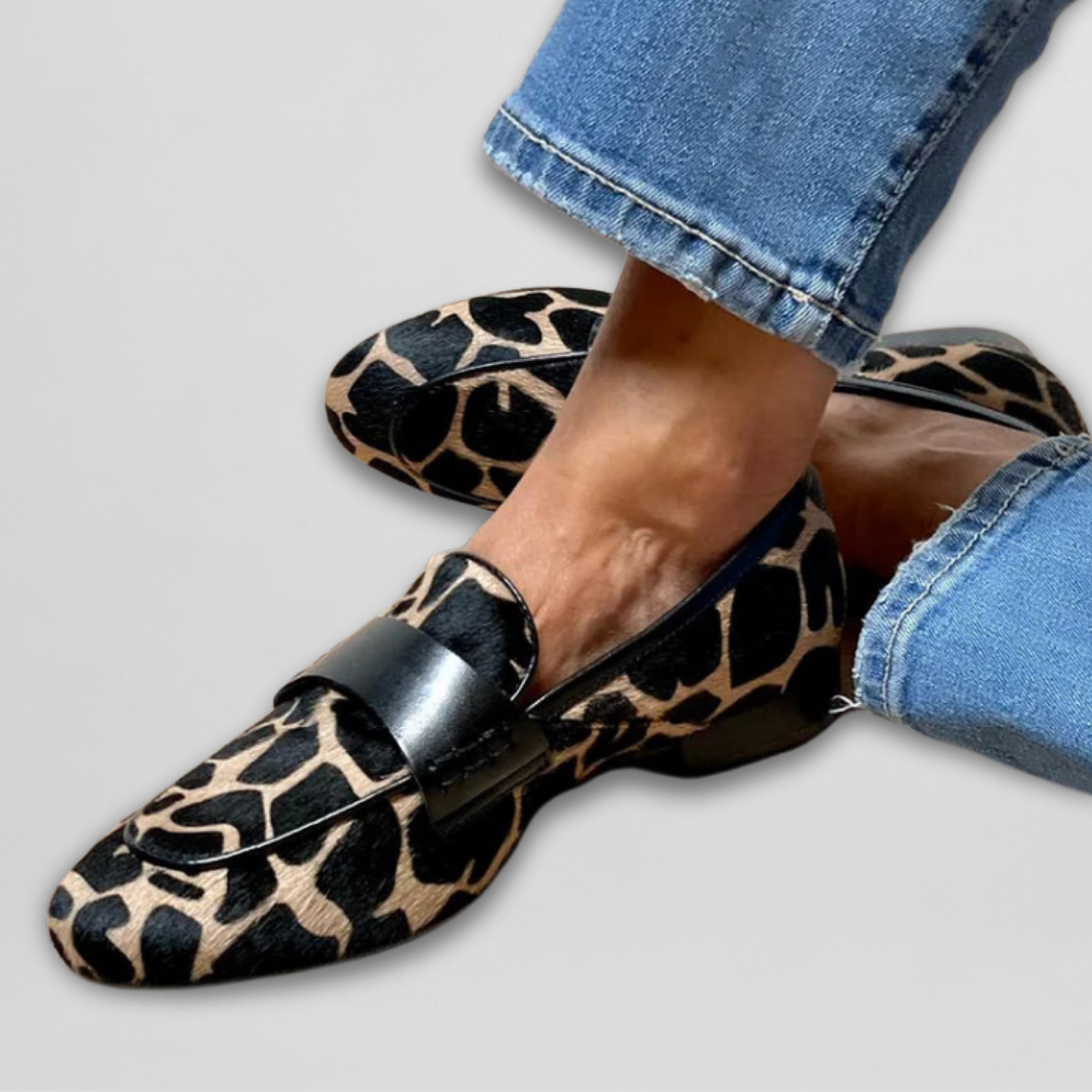 Nordiq™ | Reine – Zapatos con estampado animal de estilo escandinavo