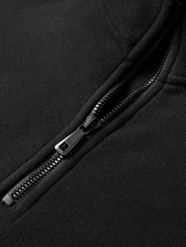 Sudadera Polar con Cremallera de un Cuarto