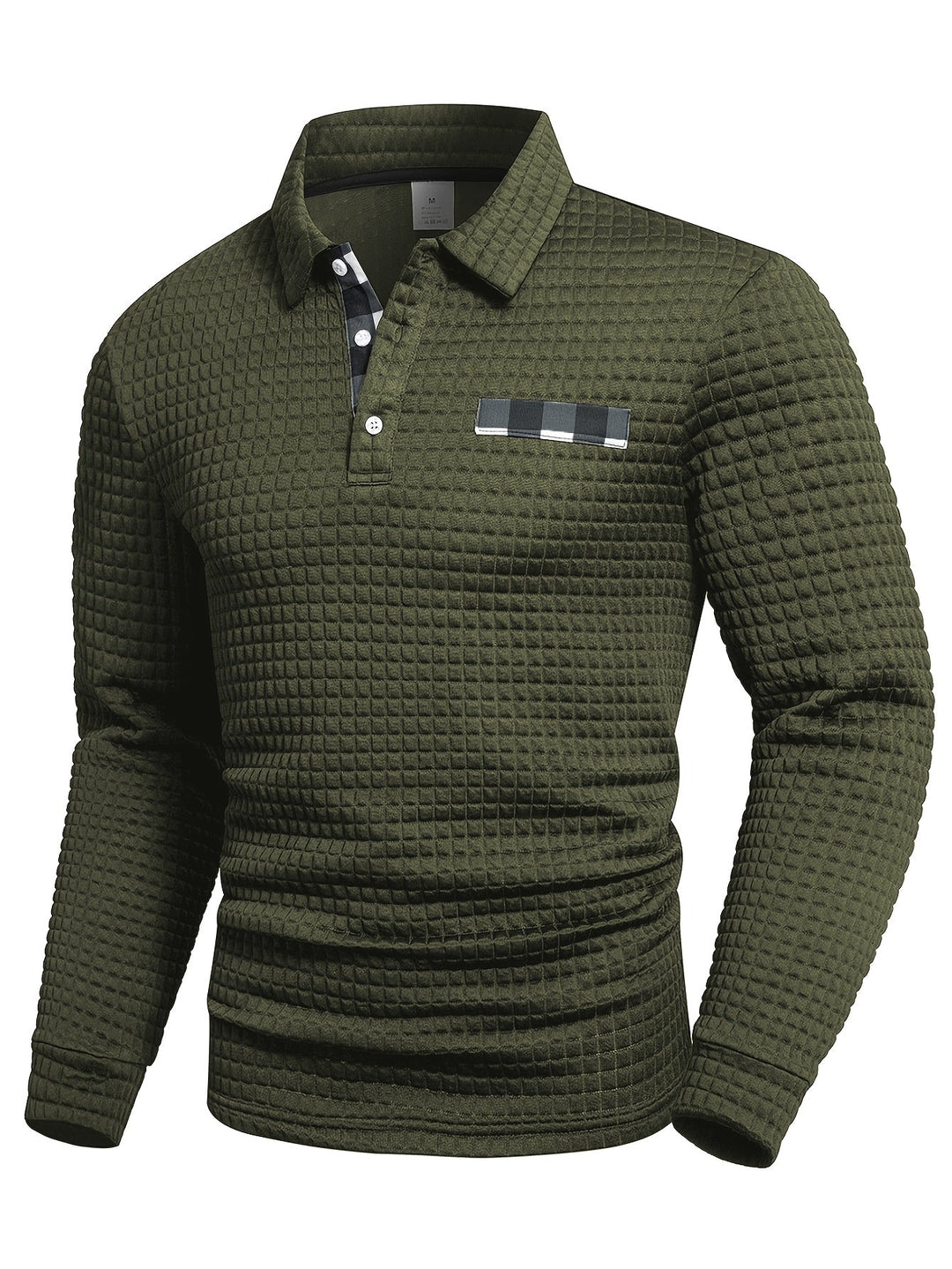 Juergen - Camisa Casual de Manga Larga con Botones