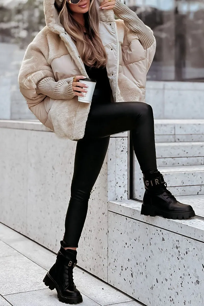 Riley | Chaqueta Bomber con Capucha Moderna y Lujosa