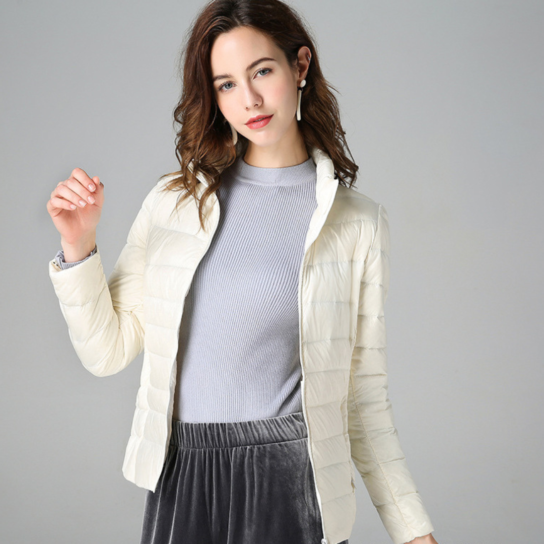 Aurora - Nueva Chaqueta Ultraligera con Plumón de Pato Blanco