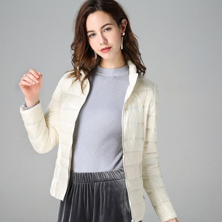 Aurora - Nueva Chaqueta Ultraligera con Plumón de Pato Blanco