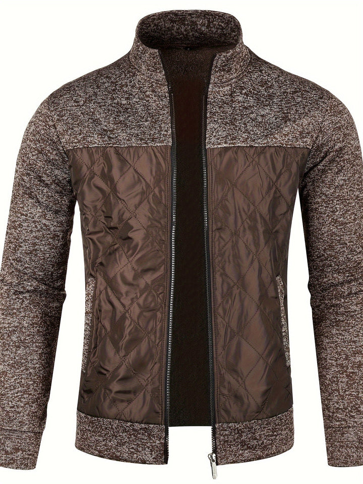 Grzegorz – Chaqueta de Punto de Manga Larga con Cremallera