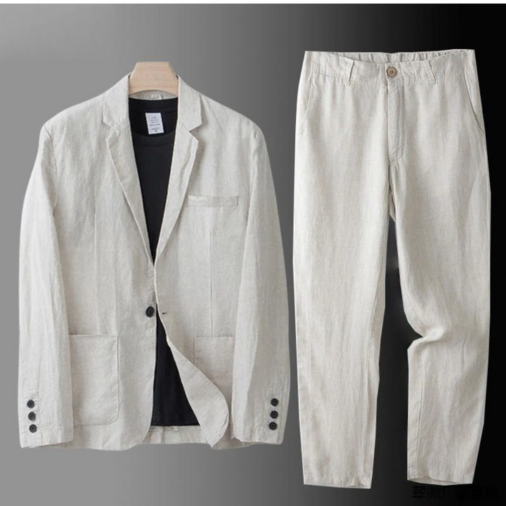 Conjunto elegante de lino