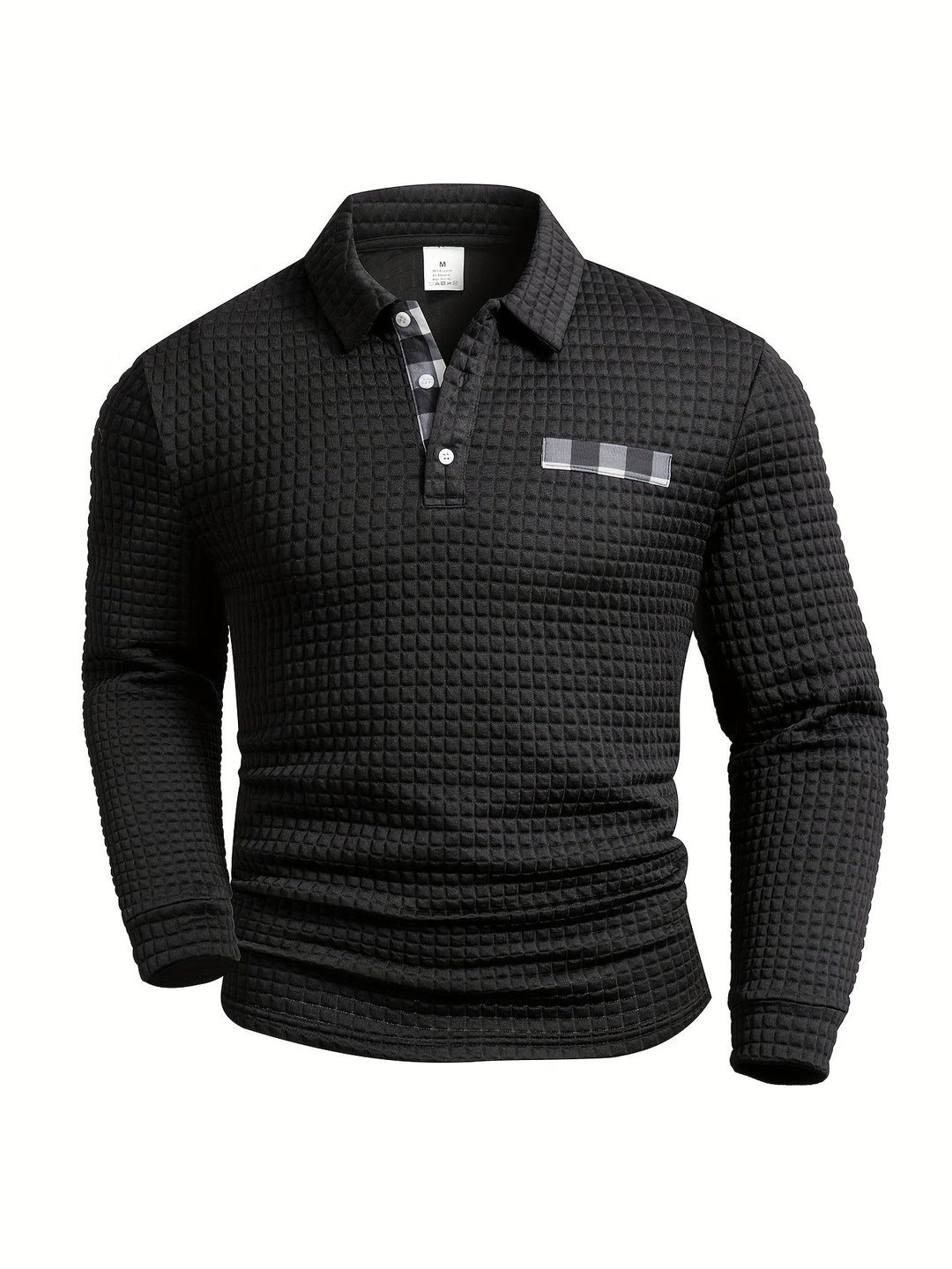 Juergen - Camisa Casual de Manga Larga con Botones