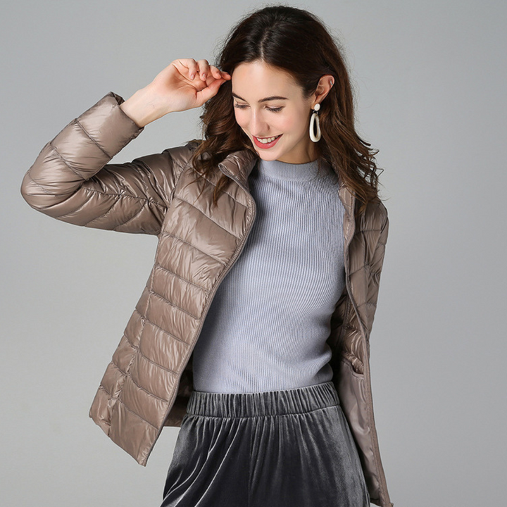 Aurora - Nueva Chaqueta Ultraligera con Plumón de Pato Blanco