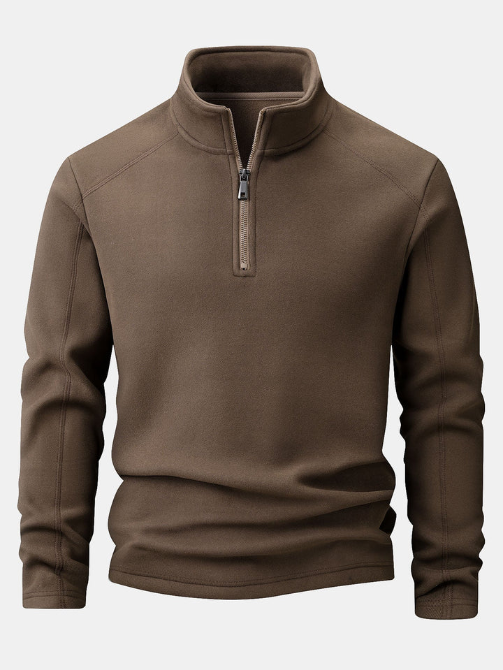 Sudadera Polar con Cremallera de un Cuarto