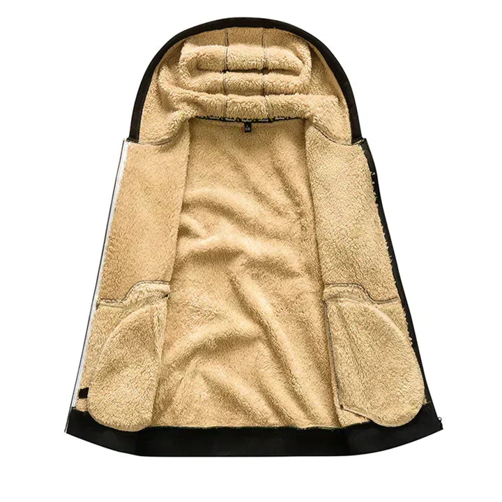 Arie - Chaqueta de invierno para hombre con capucha y forro polar