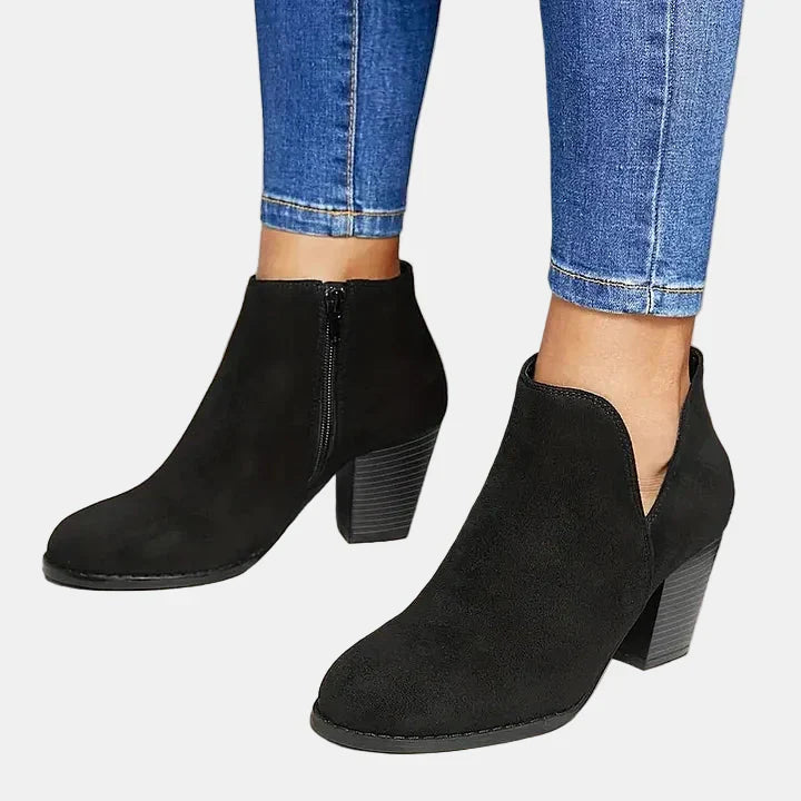 Hailey | Botines de Tacón Bloque