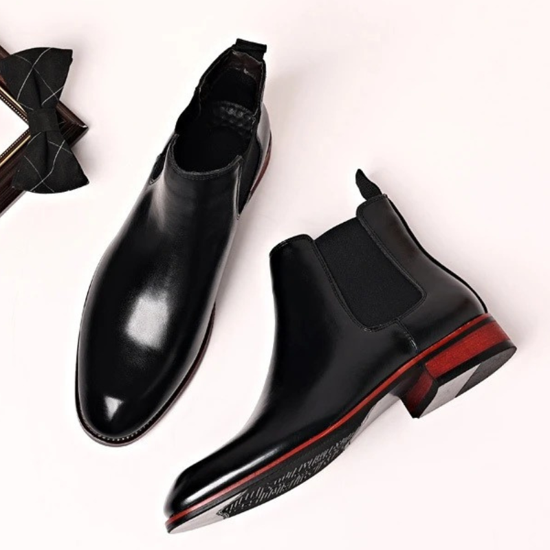 Lorenzi | Botas Chelsea de Cuero
