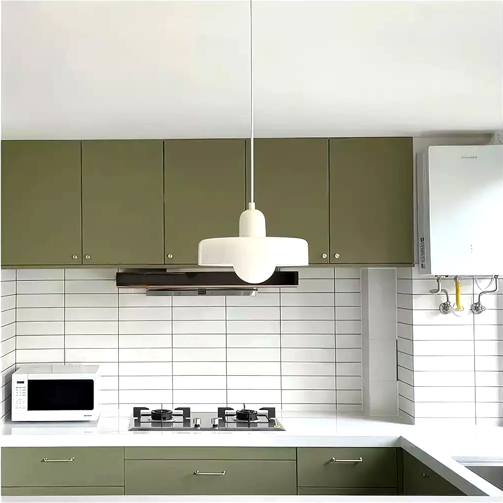 Glarefusion | Lámpara colgante LED de vidrio estilo Bauhaus moderno
