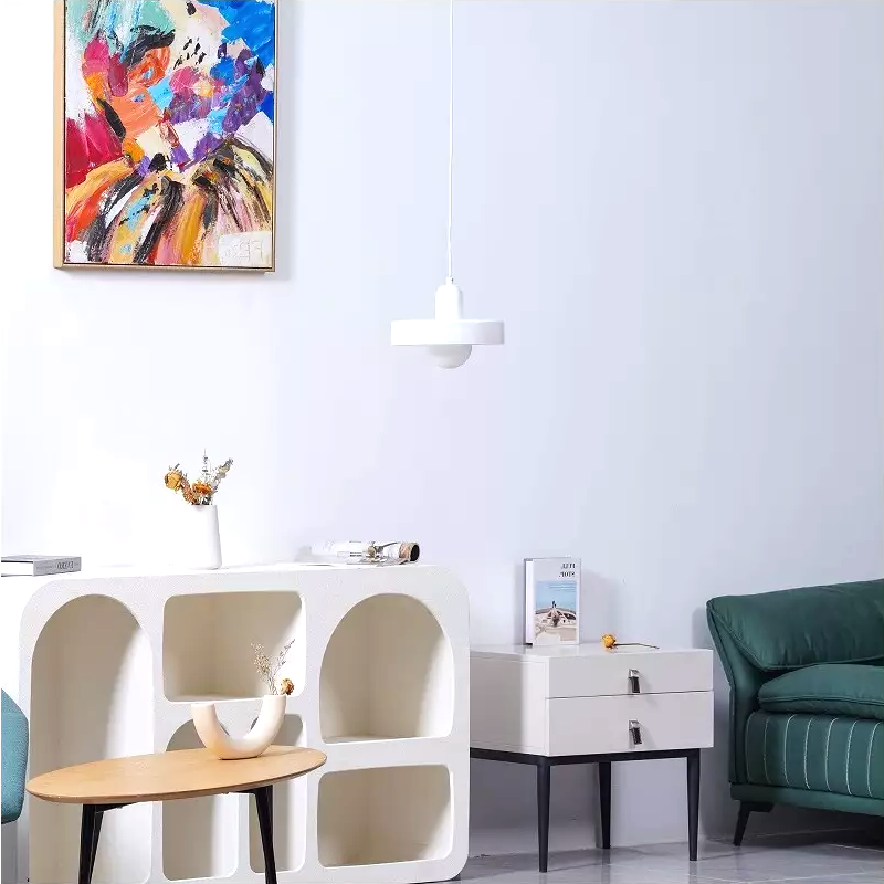 Glarefusion | Lámpara colgante LED de vidrio estilo Bauhaus moderno