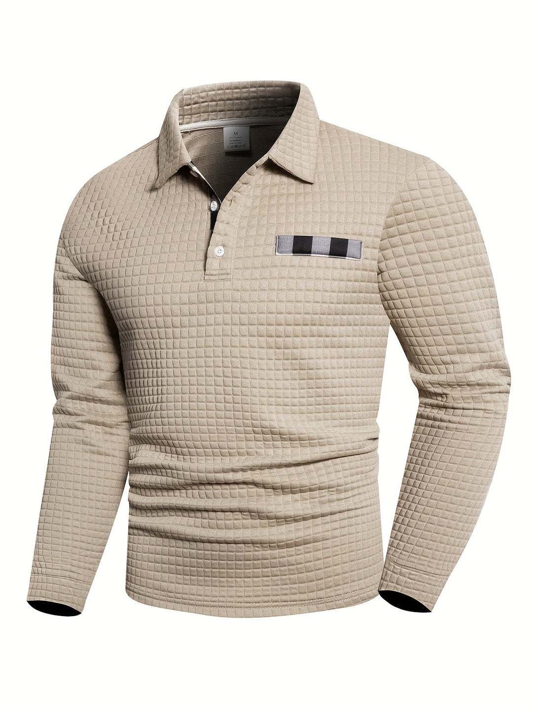 Juergen - Camisa Casual de Manga Larga con Botones