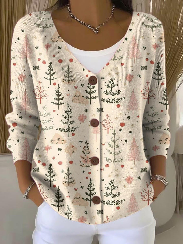 Suéter Cárdigan Navideño para Mujer