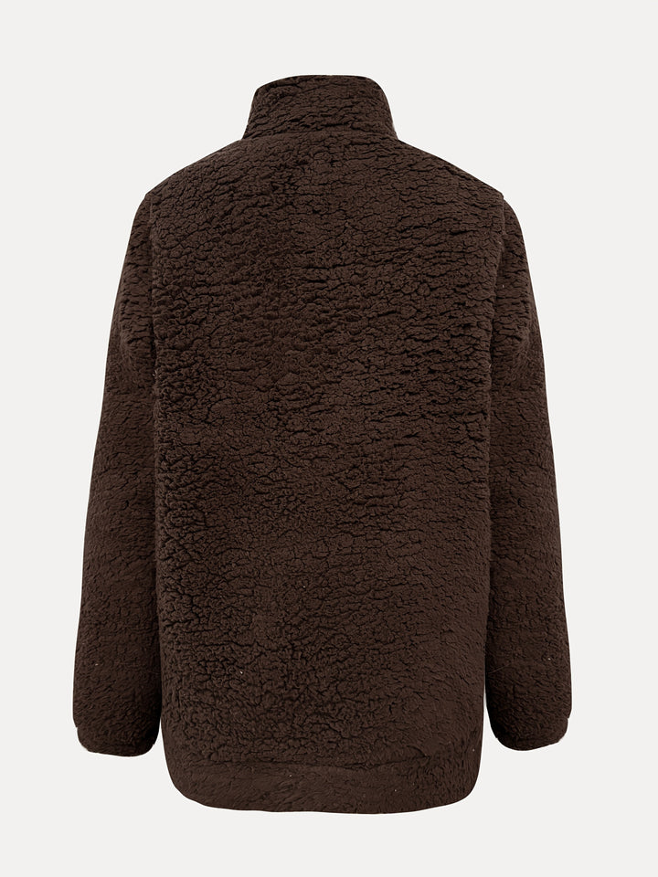 Willemien - Sudadera de Forro Polar con Cremallera y Manga Larga