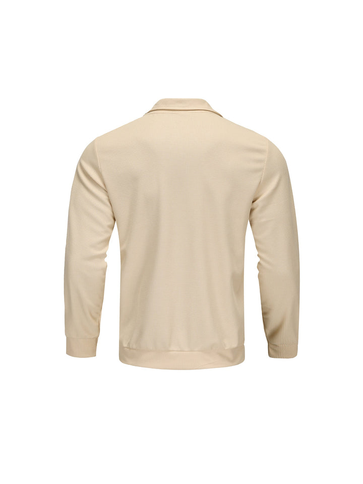 Marvin – Chaqueta Casual de Poliéster con Cierre