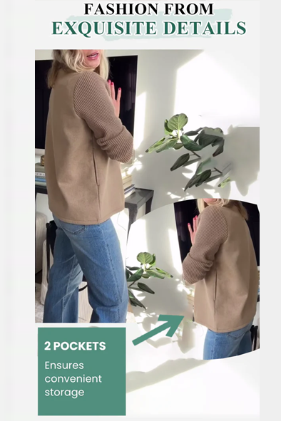 Athena | Abrigo Casual con Botones Elegante