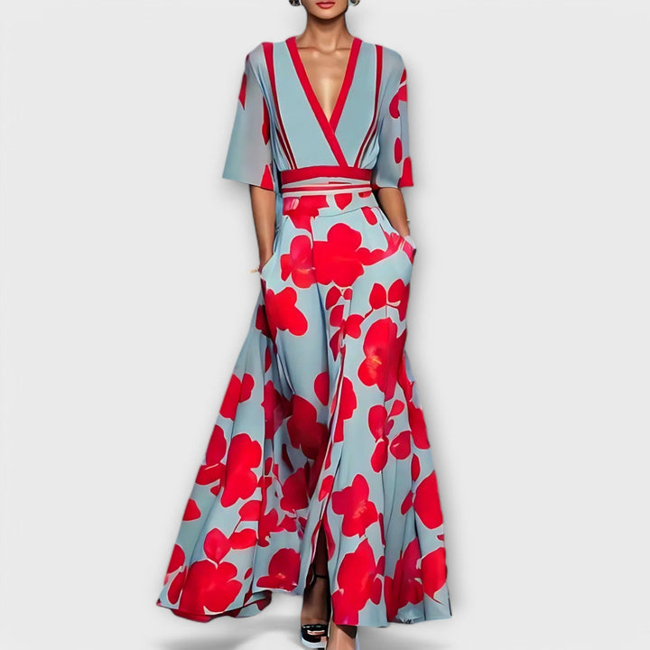 Vittoria | Vestido tubo elegante floral