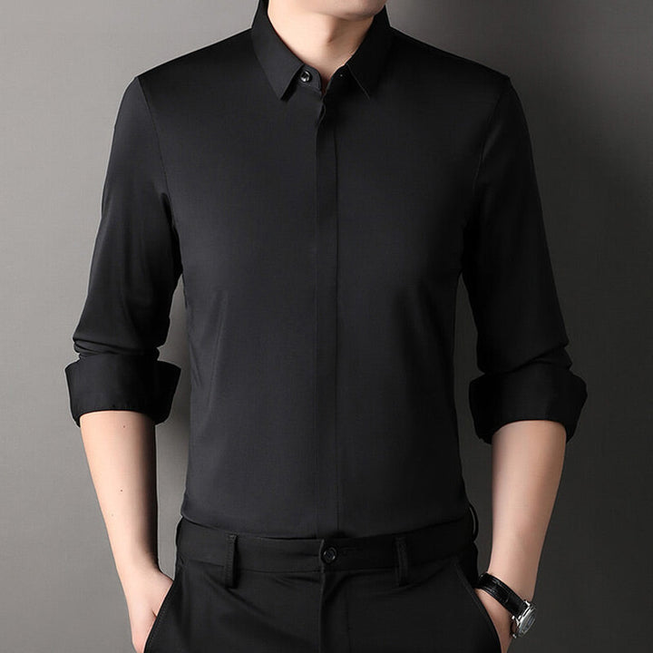 Pietro | Camisa elástica sin planchado para hombre