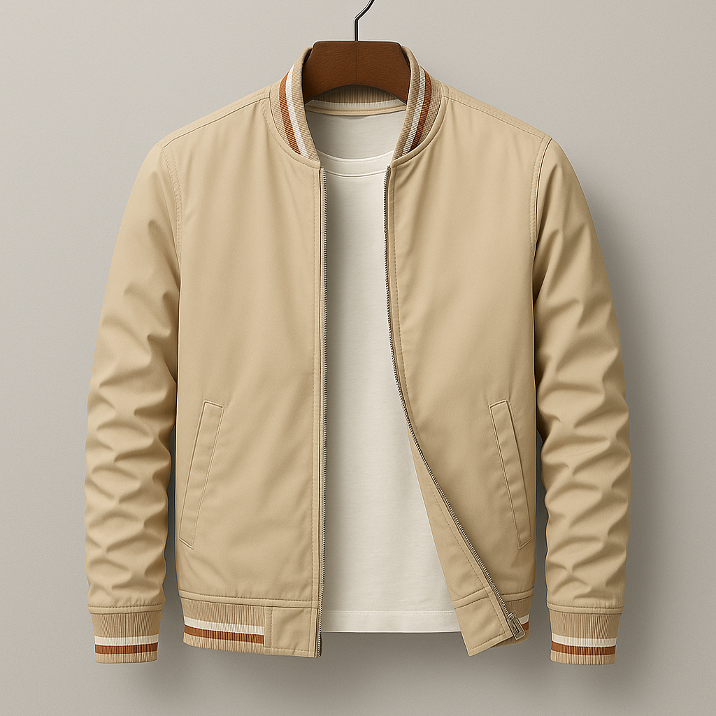 Chez Monsieur | Chaqueta Bomber a Rayas Estilosa
