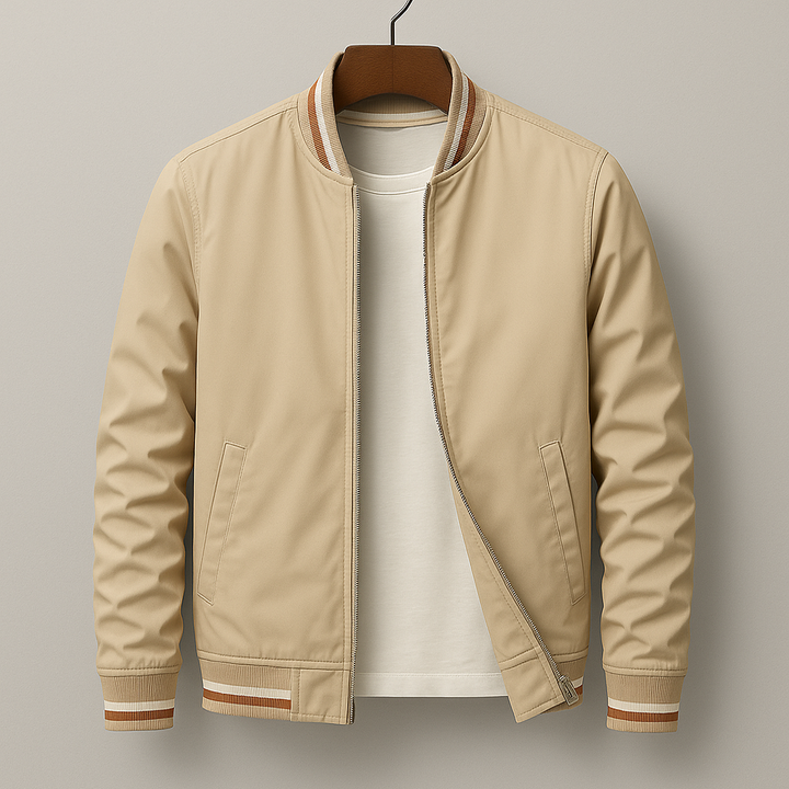 Chez Monsieur | Chaqueta Bomber a Rayas Estilosa