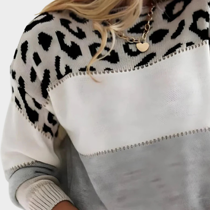 Zaya | Suéter Estampado Leopardo