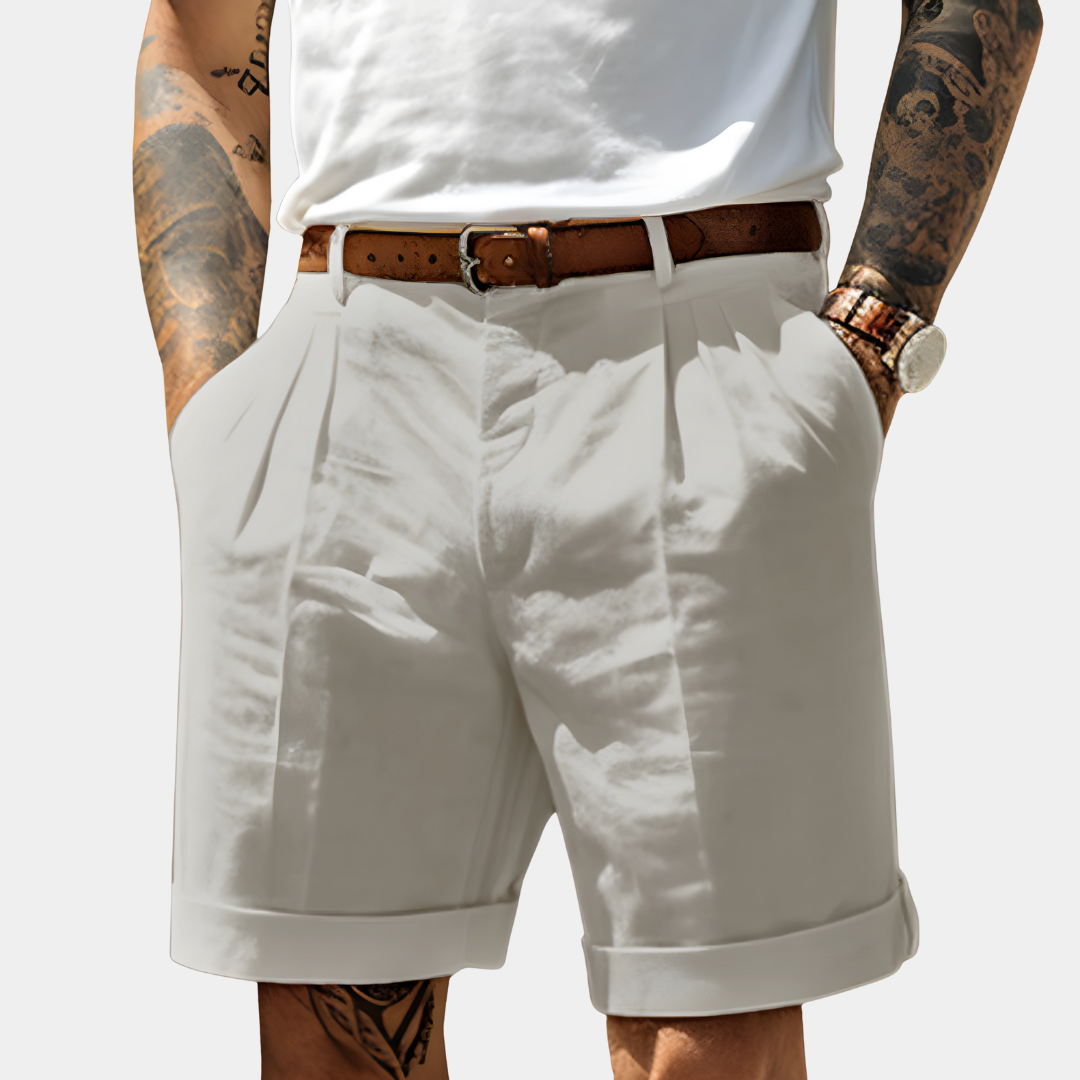 Bermudas de algodón para hombre