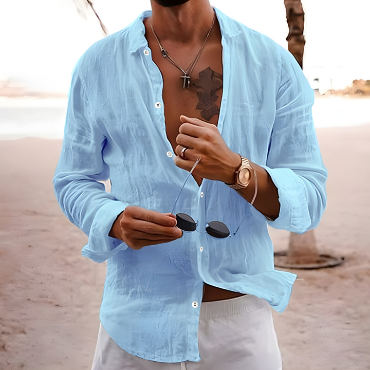 Camisa de verano en algodón natural