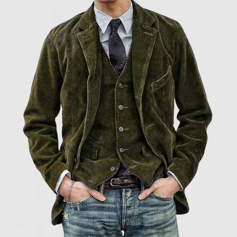 Miles - Conjunto de Blazer y Chaleco Vintage con Estilo