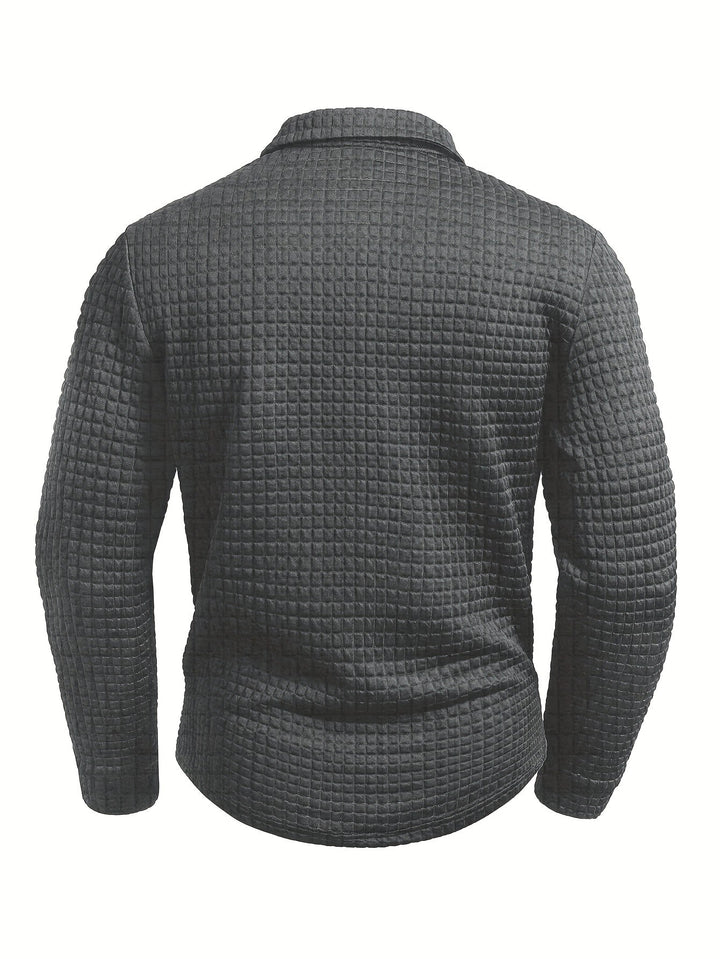 Juergen - Camisa Casual de Manga Larga con Botones