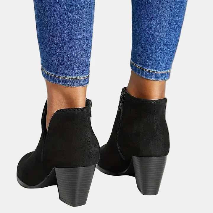 Hailey | Botines de Tacón Bloque