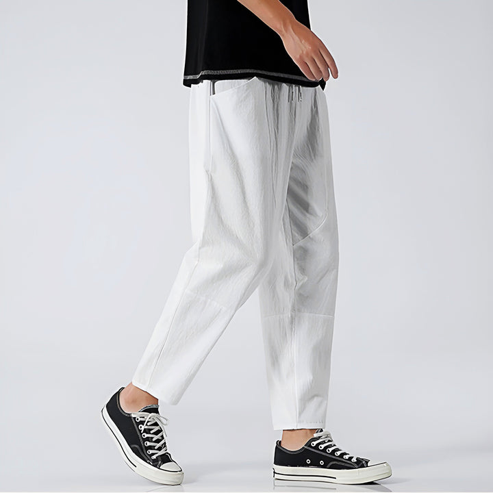 Pantalones urbanos cortos de algodón