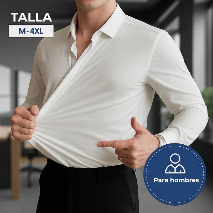 Pietro | Camisa elástica sin planchado para hombre