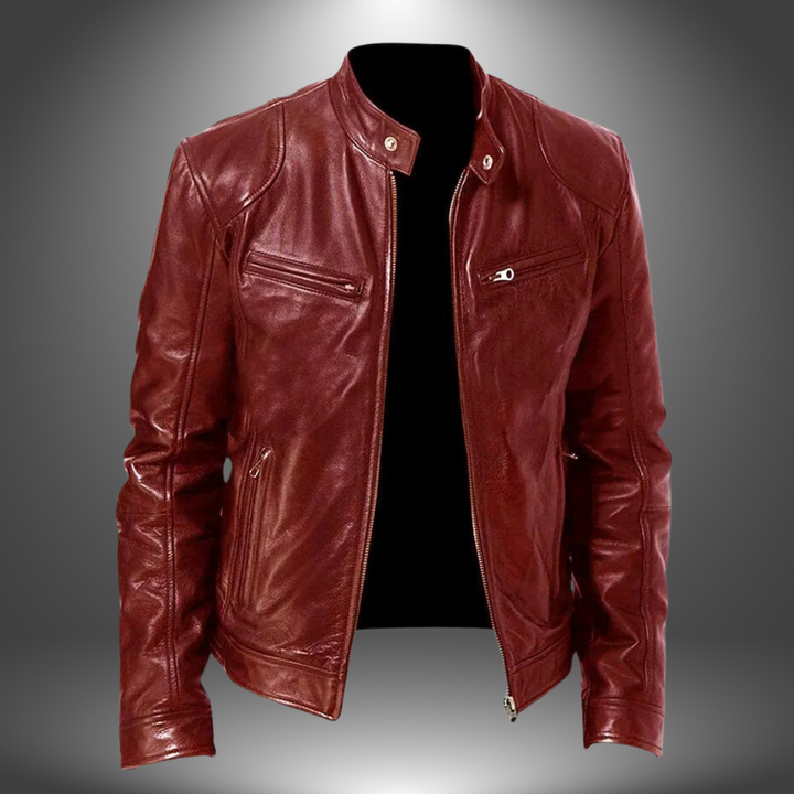 Florian | Chaqueta de cuero hecha a mano para hombre