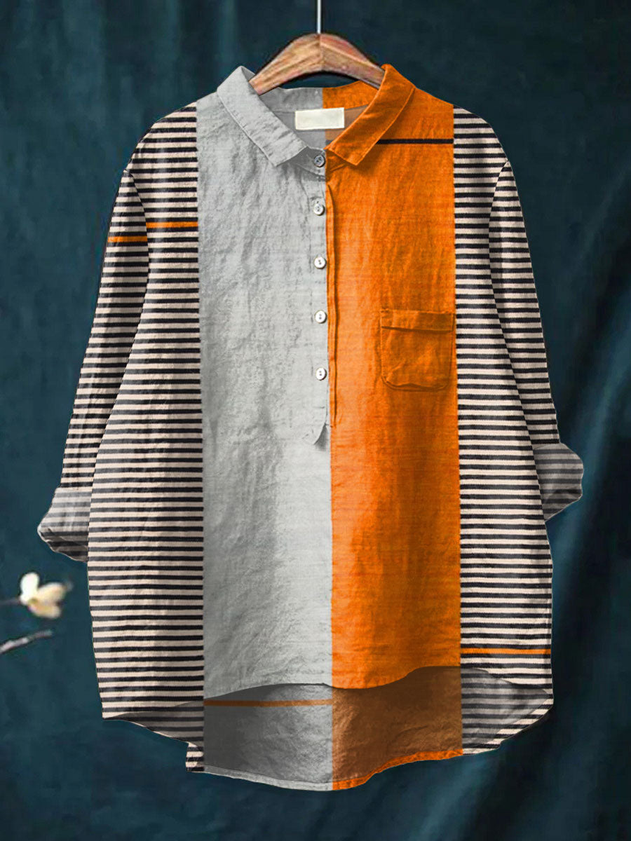 Vestido Casual Boho Vintage con Estampado de Geometría para Mujer