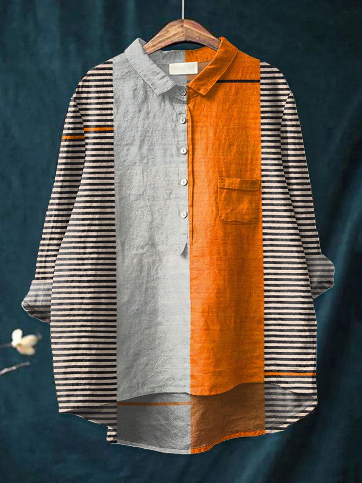 Vestido Casual Boho Vintage con Estampado de Geometría para Mujer