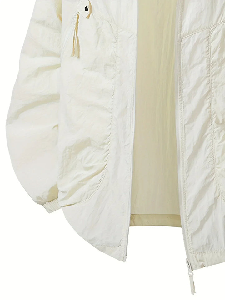 Carter - Rompevientos impermeable para exteriores con capucha ajustable
